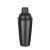 Cobbler shaker, 795 ml, 3 részes, porszórt fekete, BarUp