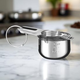 Mérőpohár-készlet, 7 részes, rozsdamentes