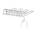 Pohártartó sín, 35×29,3×5 cm, króm, BarUp