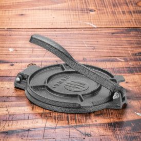 Tortillaprés, hasznos átmérő: 20 cm, öntöttvas