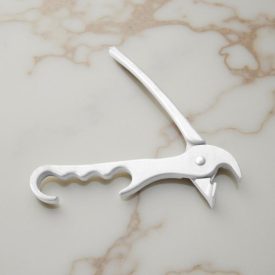 Pizzaforma fogó csipesz, 20 cm, alumínium