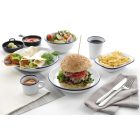 Bögre, 360 ml, zománcozott acél