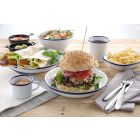 Bögre, 360 ml, zománcozott acél