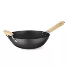 Wok fanyéllel, vas 32 cm, HENDI