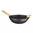 Wok fanyéllel, vas 32 cm, HENDI
