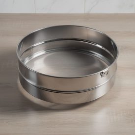 Lisztszita porcukorhoz, átmérő: 41 cm, rozsdamentes