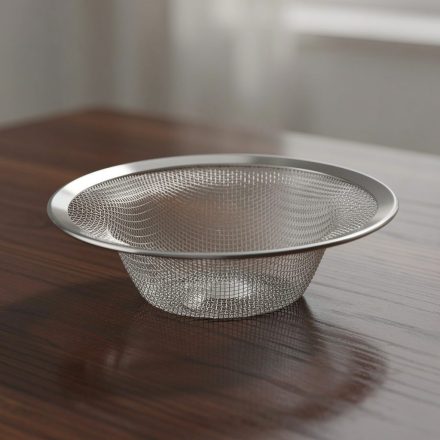 Lefolyószűrő, 11x3,5 cm, rozsdamentes