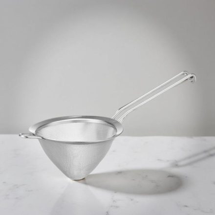 Spiccszűrő, hálós, 16 cm, rozsdamentes