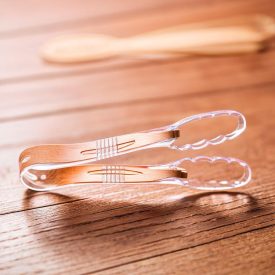 Salátacsipesz, 23 cm, átlátszó polikarbonát