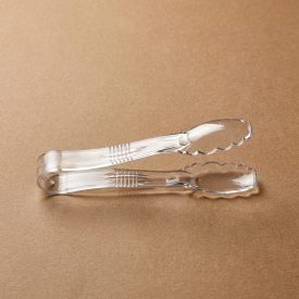 Salátacsipesz, 23 cm, átlátszó polikarbonát