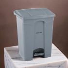 Pedálos szemetes, 68 l, polietilén, 49x41x66 cm, AmerBox