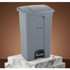   Pedálos szemetes, 87 l, polietilén, 50x41x81,5 cm, AmerBox