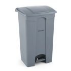 Pedálos szemetes, 87 l, polietilén, 50x41x81,5 cm, AmerBox
