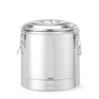 Ételszállító badella, duplafalú hőszigetelt, 19 liter, 35×40 cm, HENDI