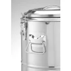 Ételszállító badella, duplafalú hőszigetelt, 19 liter, 35×40 cm, HENDI