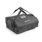 Pizzaszállító táska, fekete, 47×47×21 cm, 5 mm habbélés