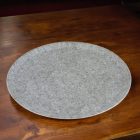 Pizzatányér, gránit, 33 cm, porcelán