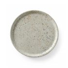 Pizzatányér, világosszürke, 33 cm, porcelán