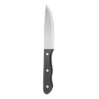 Kovácsolt steak kés, 25 cm, szegecselt nyél, 6 db/csomag