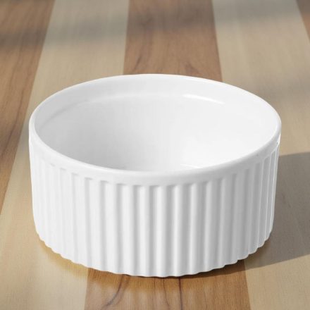 Ramekin szufléforma, 12×5,5 cm, kemény porcelán