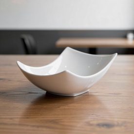 Kínáló tál, 22,5×11,1×6,2 cm, porcelán