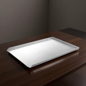 Sütőlemez, 60×40 cm, 90 fok felhajtás, alumínium, HENDI