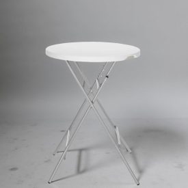   Bárasztal, fehér, max. terhelés 80 kg, 80×110 cm, HENDI, AmerBox