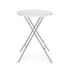 Bárasztal, fehér, max. terhelés 80 kg, 80×110 cm, HENDI, AmerBox