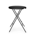 Bárasztal, fekete, max. terhelés 80 kg, 80×110 cm, HENDI, AmerBox