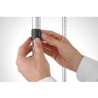 Krómozott állvány 5 polccal, 183x91x45,5 cm