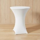 Bárasztal terítő, fehér, átm. 80-85 cm