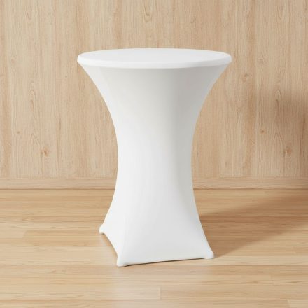 Bárasztal terítő, fehér, átm. 80-85 cm