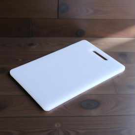 Vágólap fülkivágással, 30×20×1 cm, fehér