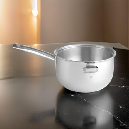 Bain-marie melegítő edény, 15 cm, 1 liter, duplafalú, rozsdamentes