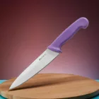 Szakácskés, 18 cm penge, lila