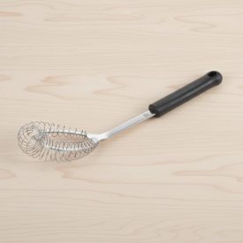 Spirál habverő, 30 cm, fekete polipropilén nyél