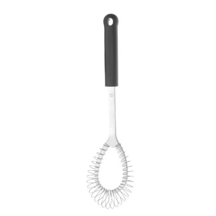 Spirál habverő, 30 cm, fekete polipropilén nyél