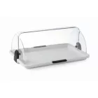 Tálca roll-top fedővel, 46,5×31×19 cm, polipropilén