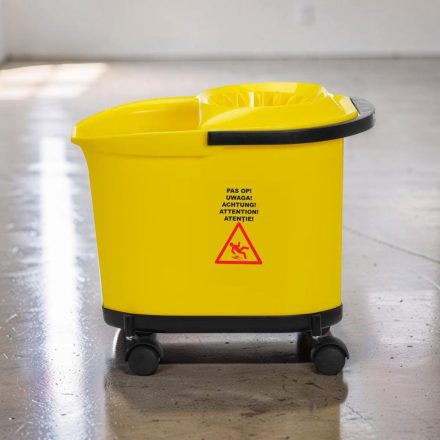 Felmosóvödör, gurulós 16 l, 40,5×29,6×34 cm