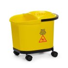 Felmosóvödör, gurulós 16 l, 40,5×29,6×34 cm
