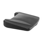 Pedálos szemetes 120 liter, fekete tetővel