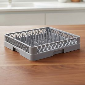 Mosogatórekesz tányéroknak, 50×50×10 cm, polipropilén