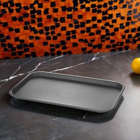   Műanyag tálca, GN 1/1 méret (32,5×53 cm), fekete, HENDI, AmerBox