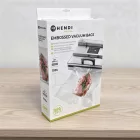 Légcsatornás Sous vide főzhető vákuumtasak, 250×350 mm, 75 mikron, 100 db/csomag
