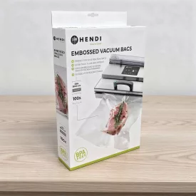   Légcsatornás Sous vide főzhető vákuumtasak, 250×350 mm, 75 mikron, 100 db/csomag