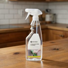 Rozsdamentes acél-tisztítószer, 500 ml, HENDI
