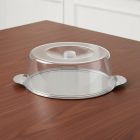 Kerek tálca, tortatartó fedővel, 30×11 cm