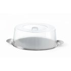 Kerek tálca, tortatartó fedővel, 30×11 cm