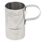 Hiteles mérce 4 cl 18/10-es rozsdamentes anyagból