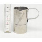 Hiteles mérce 4 cl 18/10-es rozsdamentes anyagból